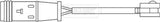 Borg & Beck - WEAR LEAD - BWL3000 - Fits: Mercedes S Class (W221) 10/05-