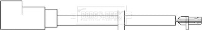 Borg & Beck - WEAR LEAD - BWL3008 - Fits: Ford Transit 07/06-