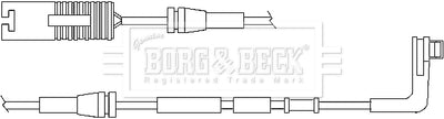 Borg & Beck - WEAR LEAD - BWL3015 - Fits: BMW 1 Series(E81,82,87,88) 05-