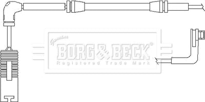 Borg & Beck - WEAR LEAD - BWL3025 - Fits: BMW 5 Series (E60) 06/03-