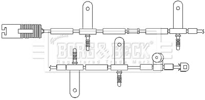 Borg & Beck - WEAR LEAD - BWL3039 - Fits: Mini 06/01-