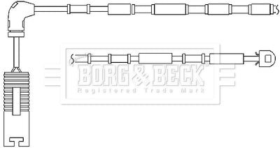 Borg & Beck - WEAR LEAD - BWL3048 - Fits: BMW 3 Series(E46) 98-05