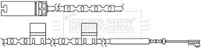 Borg & Beck - WEAR LEAD - BWL3053 - Fits: Mini (R56,57) 10/06-