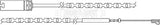 Borg & Beck - WEAR LEAD - BWL3055 - Fits: Mini Countryman (R60) 06/10-