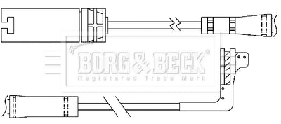 Borg & Beck - WEAR LEAD - BWL3067 - Fits: BMW M5 (E61) 02/07-