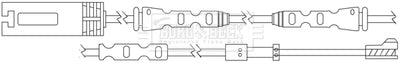 Borg & Beck - WEAR LEAD - BWL3114 - Fits: BMW 3 Ser.(E90,91,92,92)09/05-