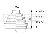 First Line - CV JOINT BOOT KIT - FCB1006 - Fits: Stretch CV Boot Kit