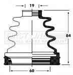 First Line - CV JOINT BOOT KIT - FCB2800 - Fits: Citroen,Ford,Mazda,Mini,Nissan