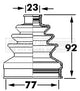 First Line - CV JOINT BOOT KIT - FCB6123 - Fits: Honda Accord VIII 03-