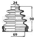 First Line - CV JOINT BOOT KIT - FCB6132 - Fits: Nissan X-Trail (T30)