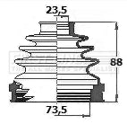 First Line - CV JOINT BOOT KIT - FCB6133 - Fits: Nissan X-Trail (T30)