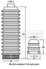 First Line - STRUT PROTECTION KIT - FPK7054 - Fits: Ford Focus