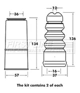 First Line - STRUT PROTECTION KIT - FPK7082 - Fits: Audi A4 ST/A6/Sk Sup/Passat