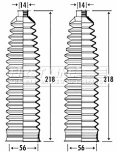 First Line - STEERING GAITER KIT - FSG3289 - Fits: Vauxhall Vectra, Signum