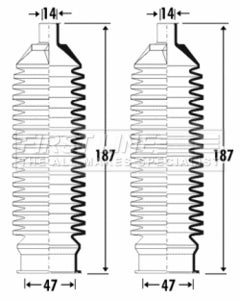 First Line - STEERING GAITER KIT - FSG3302 - Fits: Ford Transit Connect