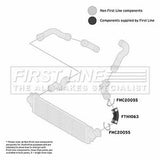 First Line - TURBO HOSE - FTH1063 - Fits: VAG Transporter V 1.9,2.5D 03-