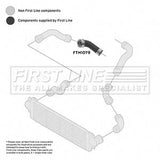 First Line - TURBO HOSE - FTH1079 - Fits: VAG Transporter 1.9-2.5D 03-08