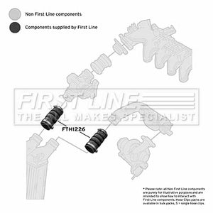 First Line - TURBO HOSE - FTH1226 - Fits: PSA 207,1007 1.6HDi DV6TED4