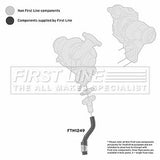 First Line - TURBO HOSE - FTH1249 - Fits: PSA 1.6HDi DV6 04-