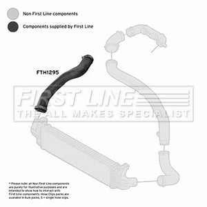 First Line - TURBO HOSE - FTH1295 - Fits: Ford Focus 1.6TDCI 04-