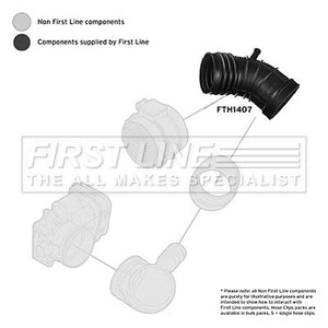 First Line - AIR FLOW METER HOSE - FTH1407 - Fits: BMW 3 Series E46