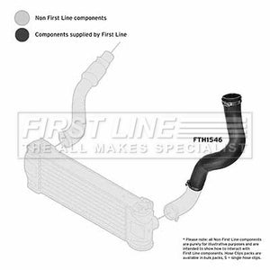 First Line - TURBO HOSE - FTH1546 - Fits: Ford Transit 2.2TDCi