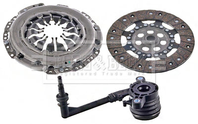 Borg & Beck - CLUTCH 3IN1 CSC KIT - HKT1583 - Fits: Clio, Kangoo 1.5dCi 2013-07/15