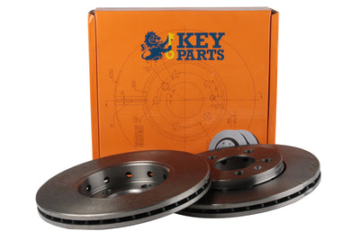 Key Parts - BRAKE DISC PAIR - KBD4064 - Fits: Audi,Skoda,VW,Seat.(fr) 96-