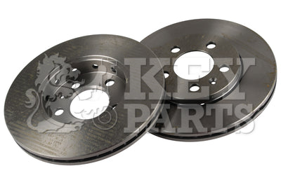 Key Parts - BRAKE DISC PAIR - KBD4064 - Fits: Audi,Skoda,VW,Seat.(fr) 96-