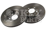 Key Parts - BRAKE DISC PAIR - KBD4064 - Fits: Audi,Skoda,VW,Seat.(fr) 96-