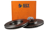 Key Parts - BRAKE DISC PAIR - KBD4074 - Fits: Vaux,opel.astra,meriva, 98-