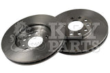Key Parts - BRAKE DISC PAIR - KBD4074 - Fits: Vaux,opel.astra,meriva, 98-