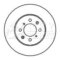 Key Parts - BRAKE DISC PAIR - KBD4081 - Fits: Rover,MG,Honda civic. 92-