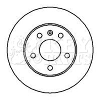 Key Parts - BRAKE DISC PAIR - KBD4114 - Fits: Vaux,opel.astra,meriva, 98-