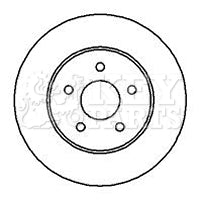 Key Parts - BRAKE DISC PAIR - KBD4239 - Fits: Ford Mondeo.jag/daimler. 00-