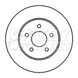 Key Parts - BRAKE DISC PAIR - KBD4239 - Fits: Ford Mondeo.jag/daimler. 00-