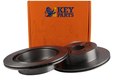 Key Parts - BRAKE DISC PAIR - KBD4368 - Fits: Nissan X-Trail 01-