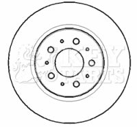 Key Parts - BRAKE DISC PAIR - KBD4390 - Fits: XC90 02-