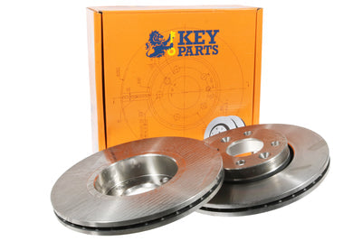 Key Parts - BRAKE DISC PAIR - KBD4434 - Fits: Nissan Micra 03-