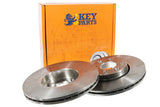 Key Parts - BRAKE DISC PAIR - KBD4434 - Fits: Nissan Micra 03-