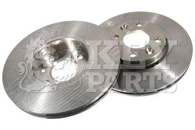Key Parts - BRAKE DISC PAIR - KBD4434 - Fits: Nissan Micra 03-