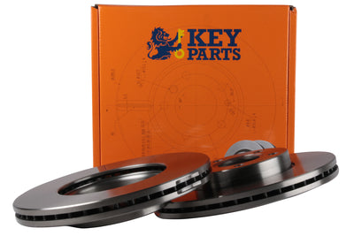 Key Parts - BRAKE DISC PAIR - KBD4451 - Fits: Volvo S40/V50 2004-