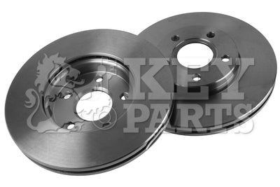 Key Parts - BRAKE DISC PAIR - KBD4451 - Fits: Volvo S40/V50 2004-