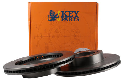 Key Parts - BRAKE DISC PAIR - KBD4502 - Fits: Landcruiser 3.0/4.0 03-09
