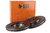 Key Parts - BRAKE DISC PAIR - KBD4553 - Fits: Fiat Grande Punto  05-