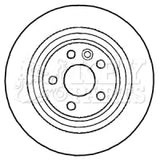 Key Parts - BRAKE DISC PAIR - KBD4587 - Fits: Ford Galaxy/S-Max 06-