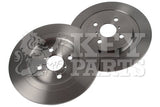 Key Parts - BRAKE DISC PAIR - KBD4601 - Fits: Yaris 06-