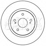 Key Parts - BRAKE DISC PAIR - KBD4607 - Fits: Suzuki Grand Vitara 05-