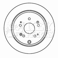 Key Parts - BRAKE DISC PAIR - KBD4610 - Fits: CRV 2.2 CTDI 05-