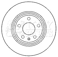 Key Parts - BRAKE DISC PAIR - KBD4635 - Fits: Audi A4 / A5 07-